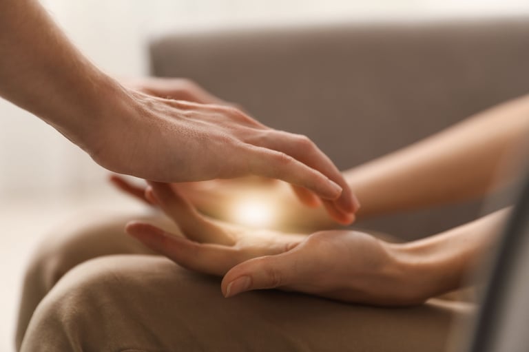 Peaceful healing and spiritual renewal